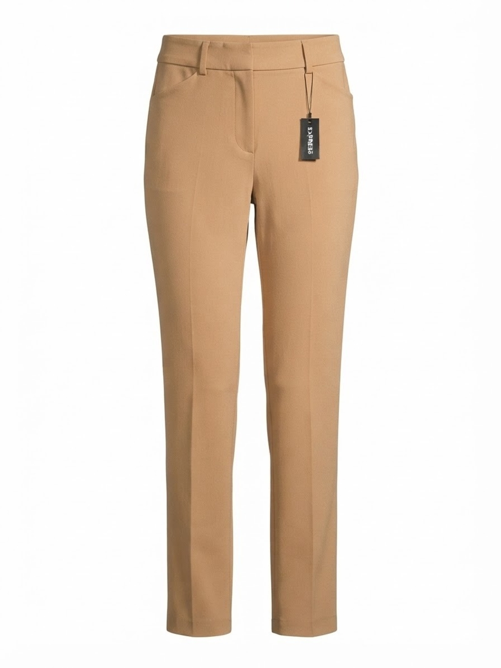 Express Tailored Slim Trousers - Camel Tan
